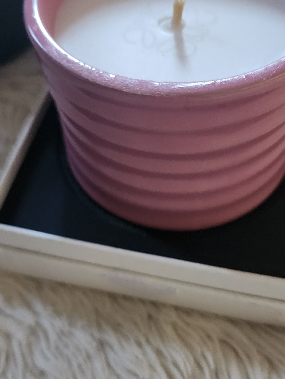 Loewe Scented Candle Blue Box with Green Botanical Motif - Picture 5 of 9